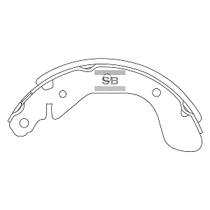 Колодки тормозные задние