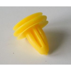 Клипса обивки двери (желтая)