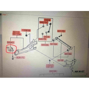 Сайлентблок заднего рычага продольного (к кузову крепиться)